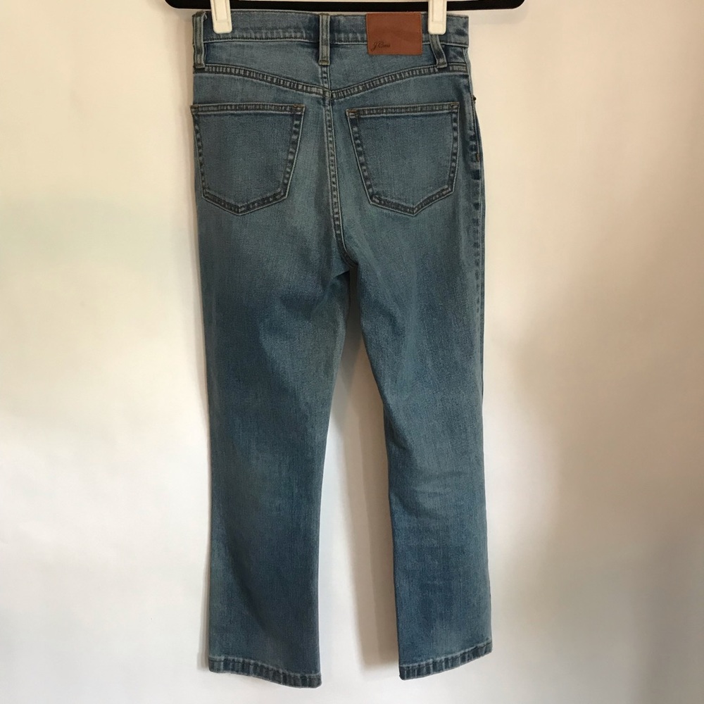 J. CREW BILLIE DEMI HIGH RISE BOOT CUT JEANS Sz 25 - Picture 3 of 16